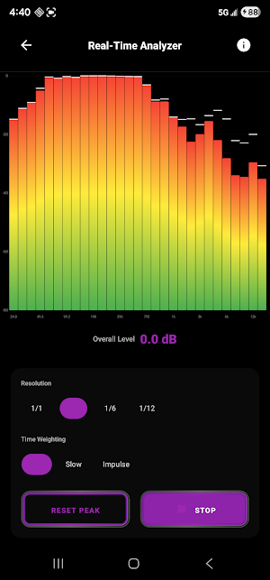 DeviceLab Audiophile Screenshot 2