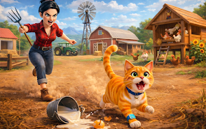 Cat vs Granny: Cat Simulator Screenshot 3