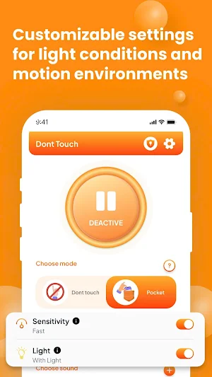 Anti-thef : Dont Touch Phone Screenshot 3