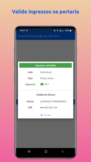 Easytick: Ingresso e Ficha Screenshot 3
