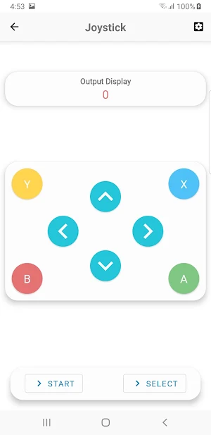 BlueDuino (Bluetooth Arduino Joystick) Screenshot 1