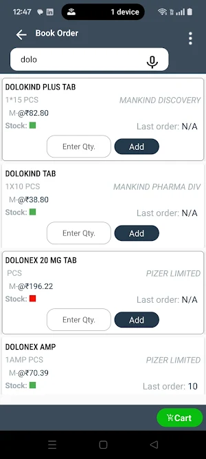 R.K. Drug Agency Screenshot 2