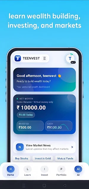 Teenvest Screenshot 0