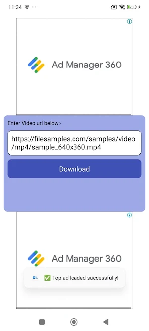 Vx Video Downloader Screenshot 0