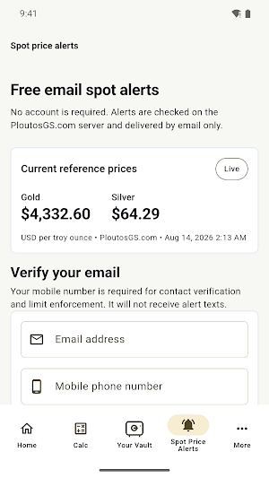 PloutosGS: Gold & Silver Screenshot 1