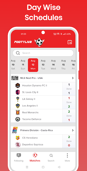 Football Live Score, Soccer Screenshot 0