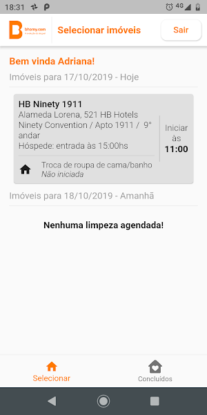 B.Homy Manager Screenshot 1