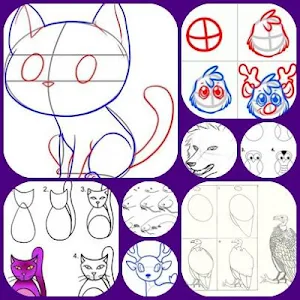 Animal Drawing Tutorial Screenshot 0