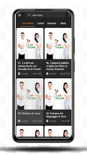 Just Italian Podcast Screenshot 2