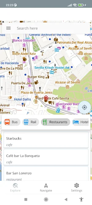 Seville Spain Offline Map Screenshot 0