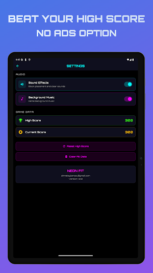 Neon Fit: Glow Block Puzzle Screenshot 3