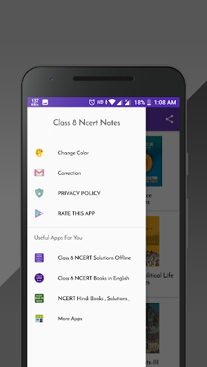 Class 8 Notes Offline Screenshot 1