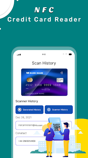 NFC : Credit Card Reader Screenshot 1