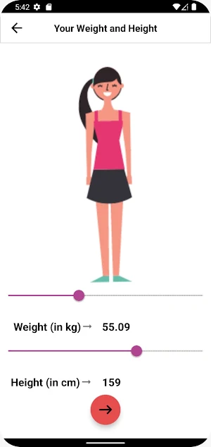 BMI BMR Calculator Screenshot 1