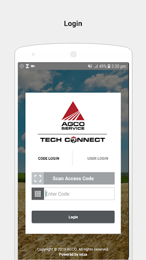 AGCO Tech Connect Screenshot 0