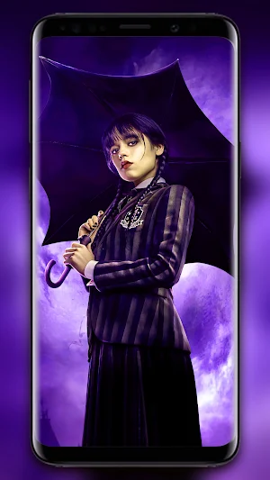 Wednesday Addams Wallpaper Screenshot 0