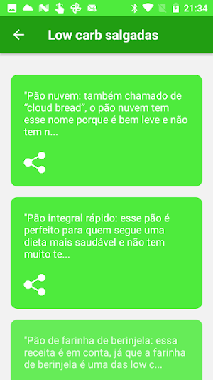 Receitas fitness e low carb Screenshot 2