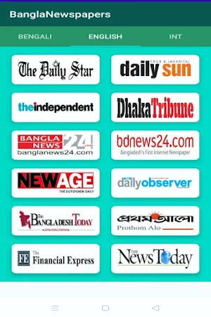 All Bangla Newspapers - সকল বাংলা সংবাদপত্র Screenshot 2