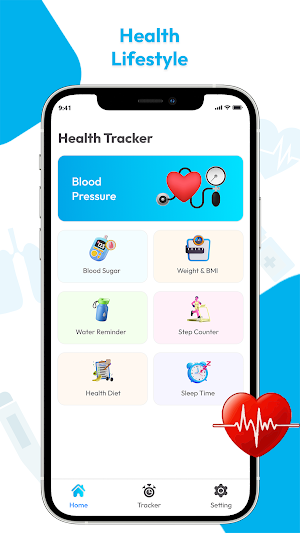 Blood Pressure Tracker App Screenshot 0