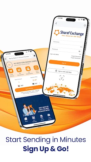 Sharaf Exchange-Money Transfer Screenshot 1