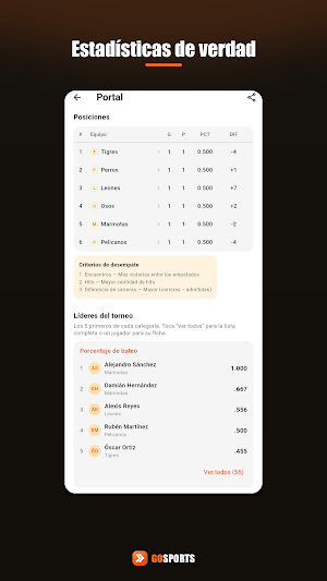 Go Sports Screenshot 1