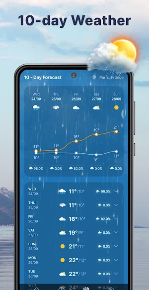 Weather Live - Daily Forecast Screenshot 2