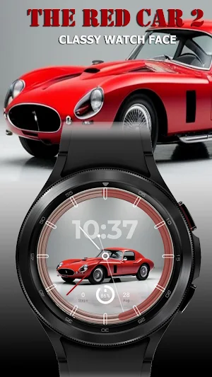 Red Car 2 - Watch Face Screenshot 0
