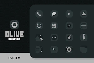 Olive Icon pack Screenshot 0