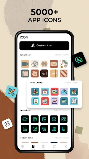 Icon Changer - Aesthetic App Icon & Shortcut Screenshot 2