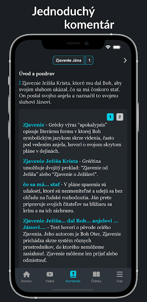 Biblický komentár Screenshot 1