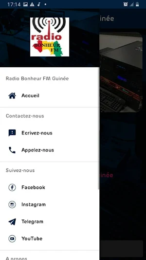 Radio  Bonheur FM Guinée Screenshot 2