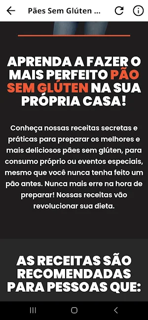Pães Sem Glúten Perfeitos Screenshot 1