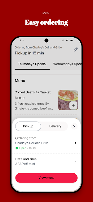 Charley's Deli and Grille Screenshot 2