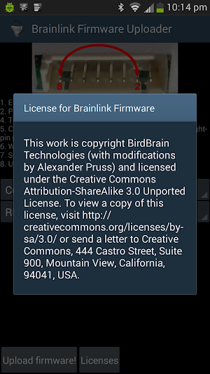 Brainlink Firmware Uploader Screenshot 2