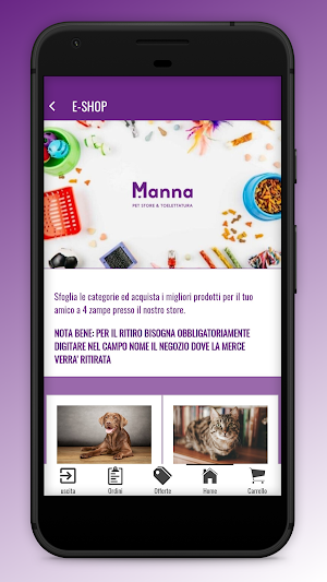 Manna Pet Store Screenshot 2