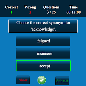 Synonyms Quiz Screenshot 3