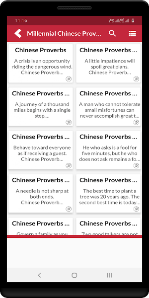 Millennial Chinese Proverbs Screenshot 2