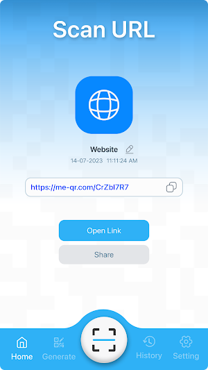 QR Code Scanner & Generator Screenshot 2