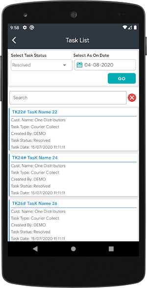 One Touch SFA Screenshot 2