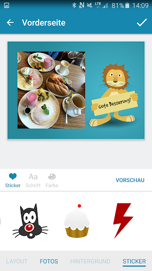 Postkarte - Fotos gestalten & per Post versenden Screenshot 2