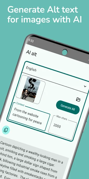 Image to text (OCR) & AI alt Screenshot 0