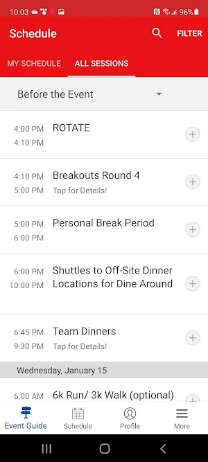 Thermo Fisher Meetings Screenshot 2