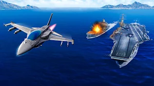 Air Fighting Jet Airplane Games 2021 - Plane Games Screenshot 1