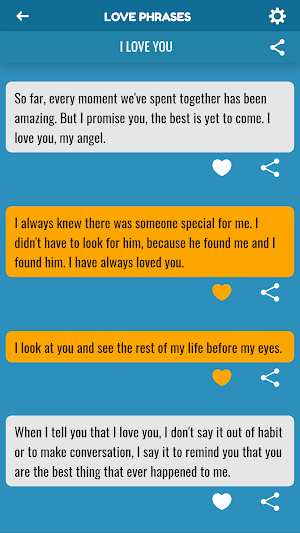Powerful Love Phrases Screenshot 2