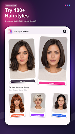 Hairstyle AI: Hair Try On Screenshot 0