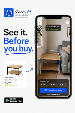 Cuboid AR - See before you buy Screenshot 1