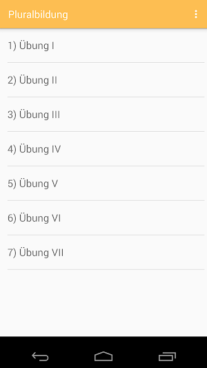 Pluralbildung - German Nouns Screenshot 0