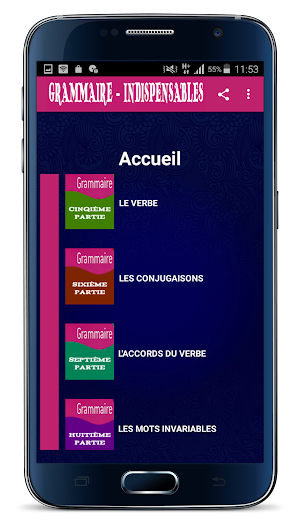 Grammaire - Les indispensables Screenshot 3
