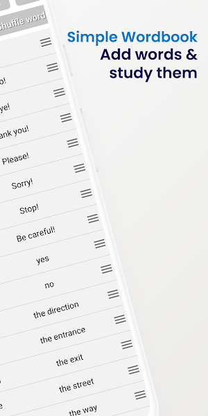 Simple Wordbook Screenshot 1