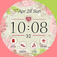 Lady Summer Watch Face